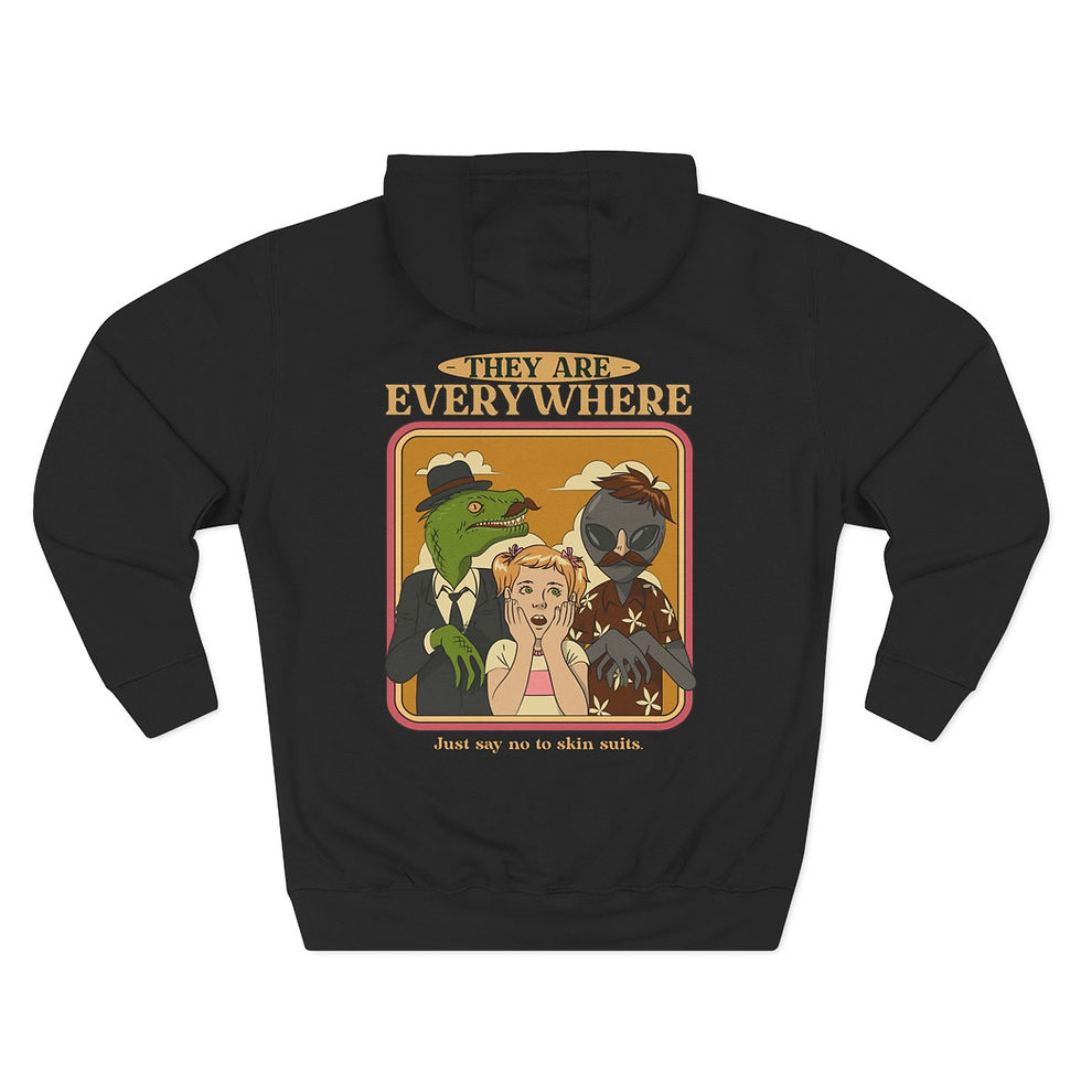 Skin Suits - Three-Panel Fleece Hoodie