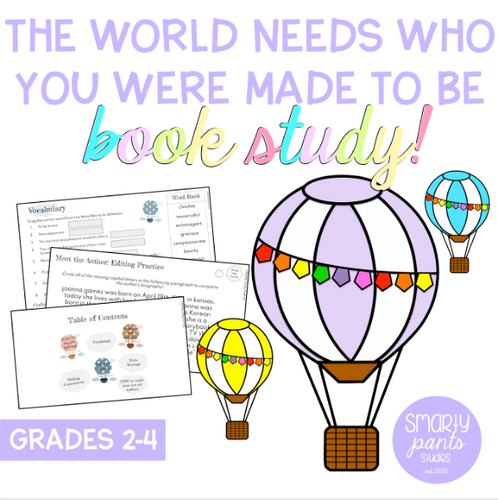 Grades 2-4 - "The World Needs Who You Were Made to Be" Book Study ...