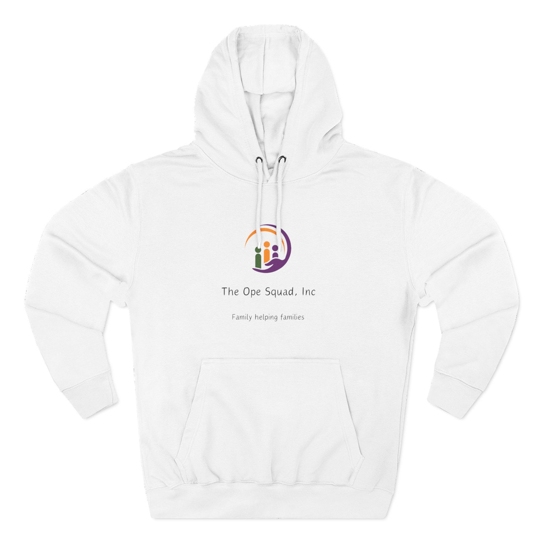 Three-Panel Fleece Hoodie