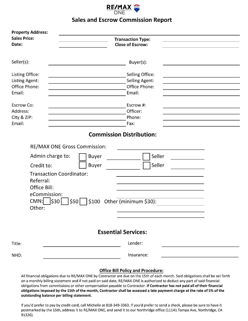 RE/MAX One Forms & Documents | Max One News