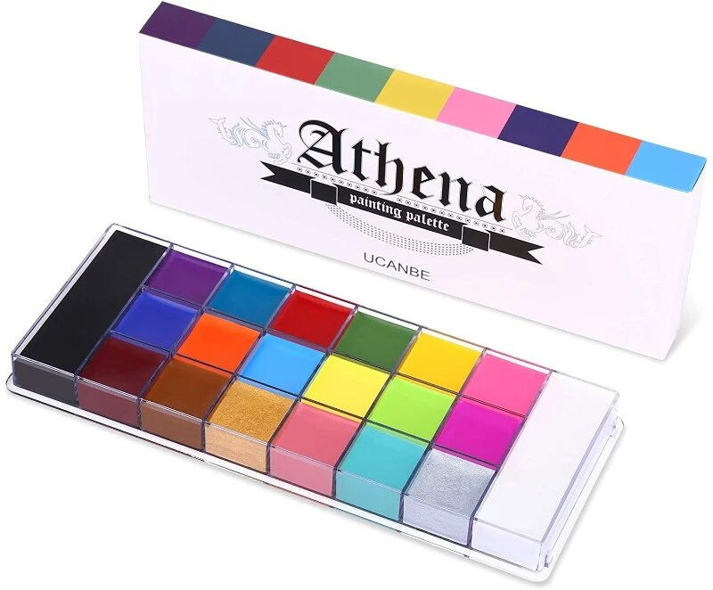 UCANBE Athena Painting Pallate Face Body 168gette Professional Face & Body Paint