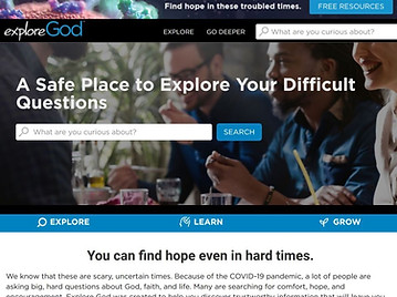 exploreGOD Website