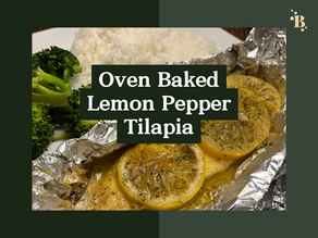 Easy, Oven Baked Lemon Pepper Tilapia Recipe