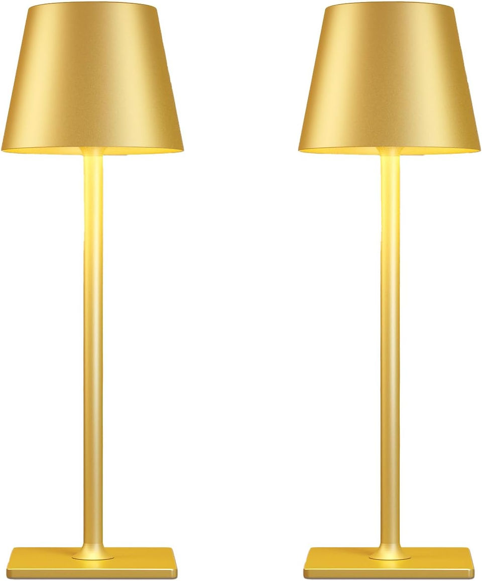 Gold Rechargeable Lamps