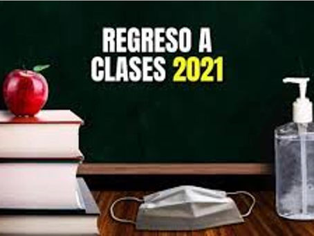 Mensaje de regreso a las actividades escolares.