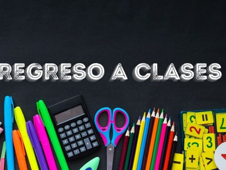 RECOMENDACIONES PARA EL INCIO DE CICLO ESCOLAR