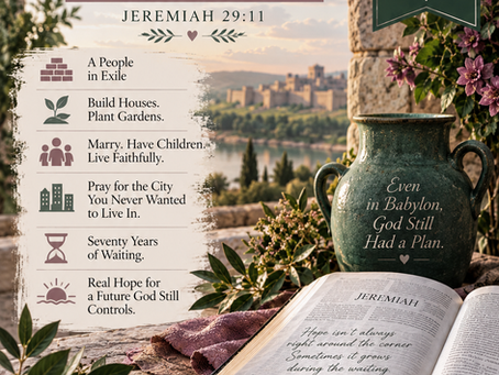 “For I Know the Plans I Have for You”: Who Was God Talking To?