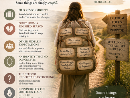 What Are You Still Carrying That God Never Asked You to Keep?