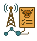 Secure data form with encryption icon