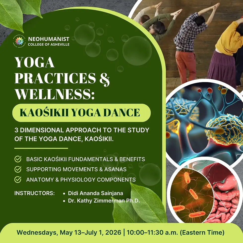 Yoga Practices & Wellness: Kaośikii Yoga Dance (10:00am ET)