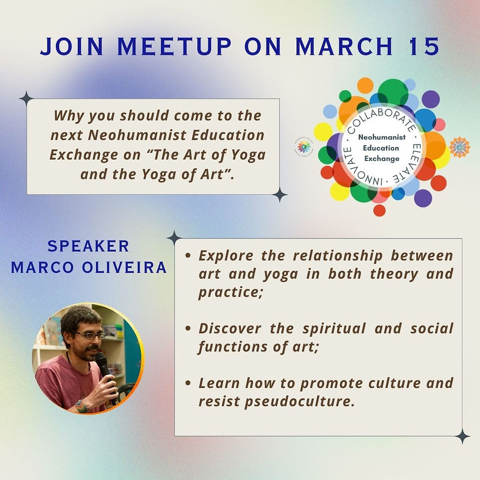 The Art of Yoga and the Yoga of Art - Led by Marco Oliveira (9:00am ET)