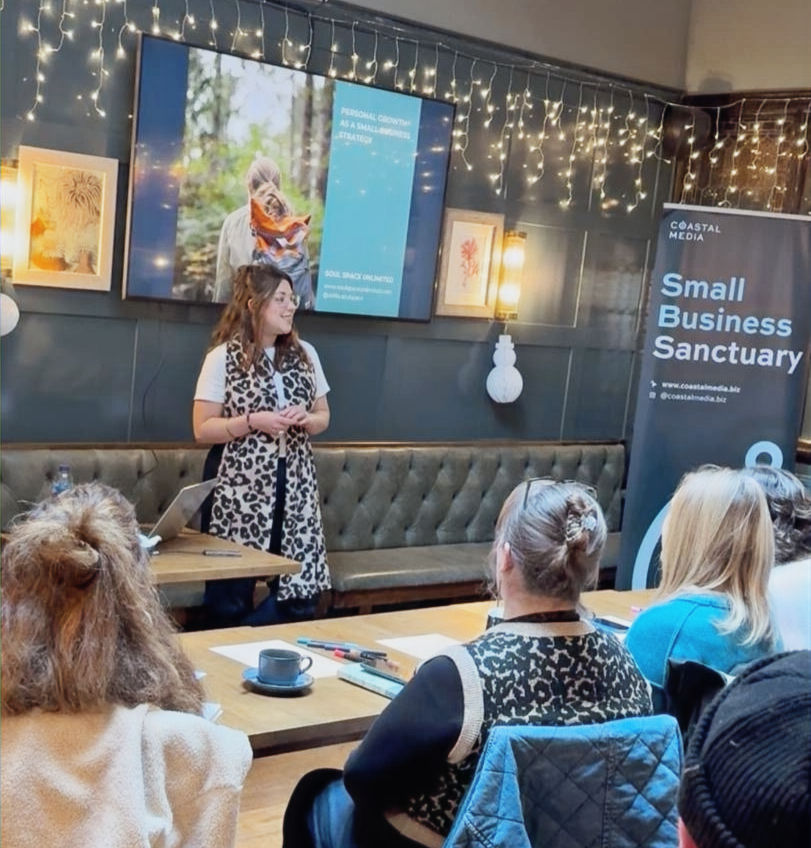 We run free monthly small business workshops in Cromer. Our December workshop focussed on personal growth as a business strategy.