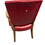 Thumbnail: Mid-Century Modern Armchairs in Red Vinyl Upholstery 
