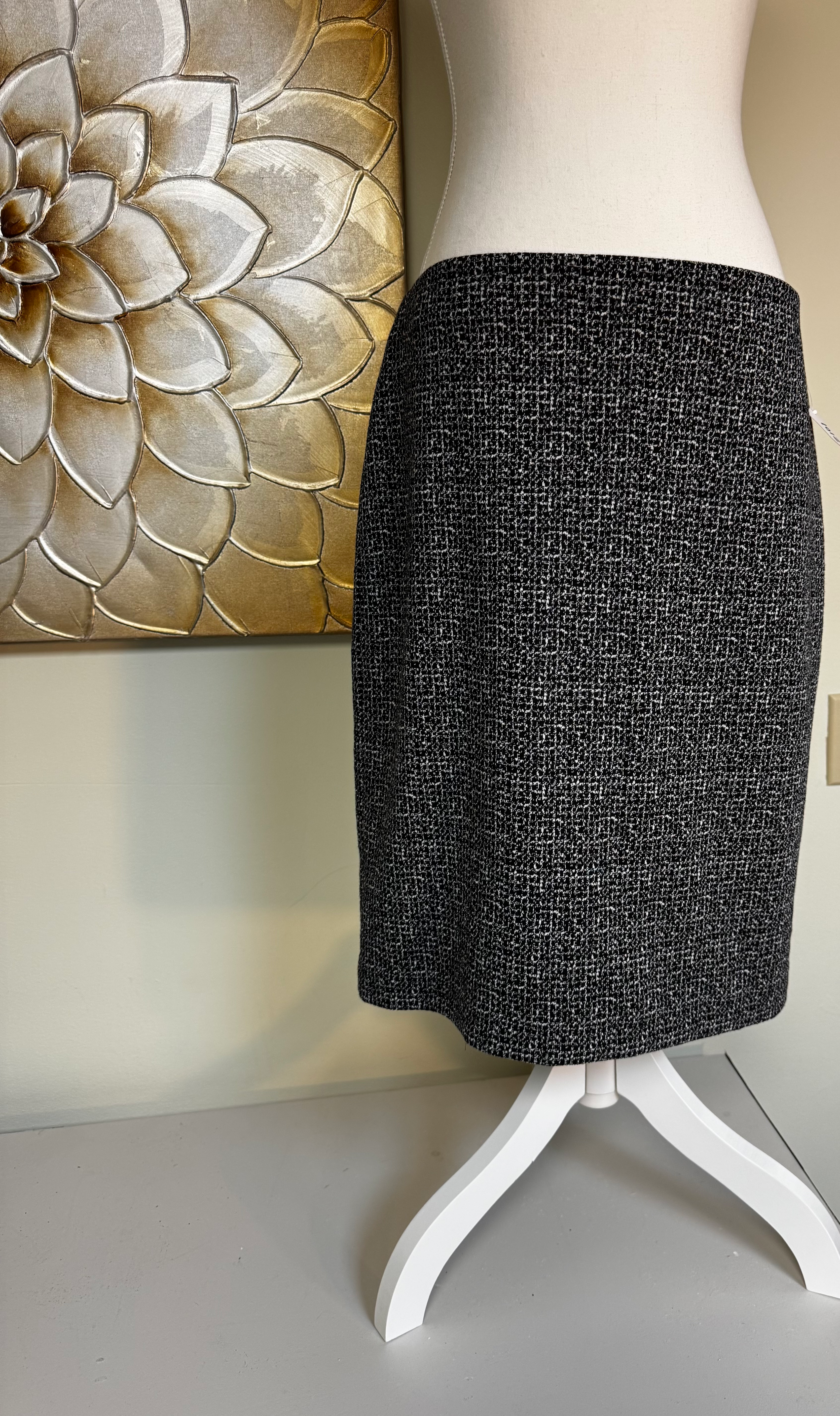 Nine West Textured Pencil Skirt sz Med