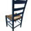 Thumbnail: Blue & Wicker Seat Single Chair 