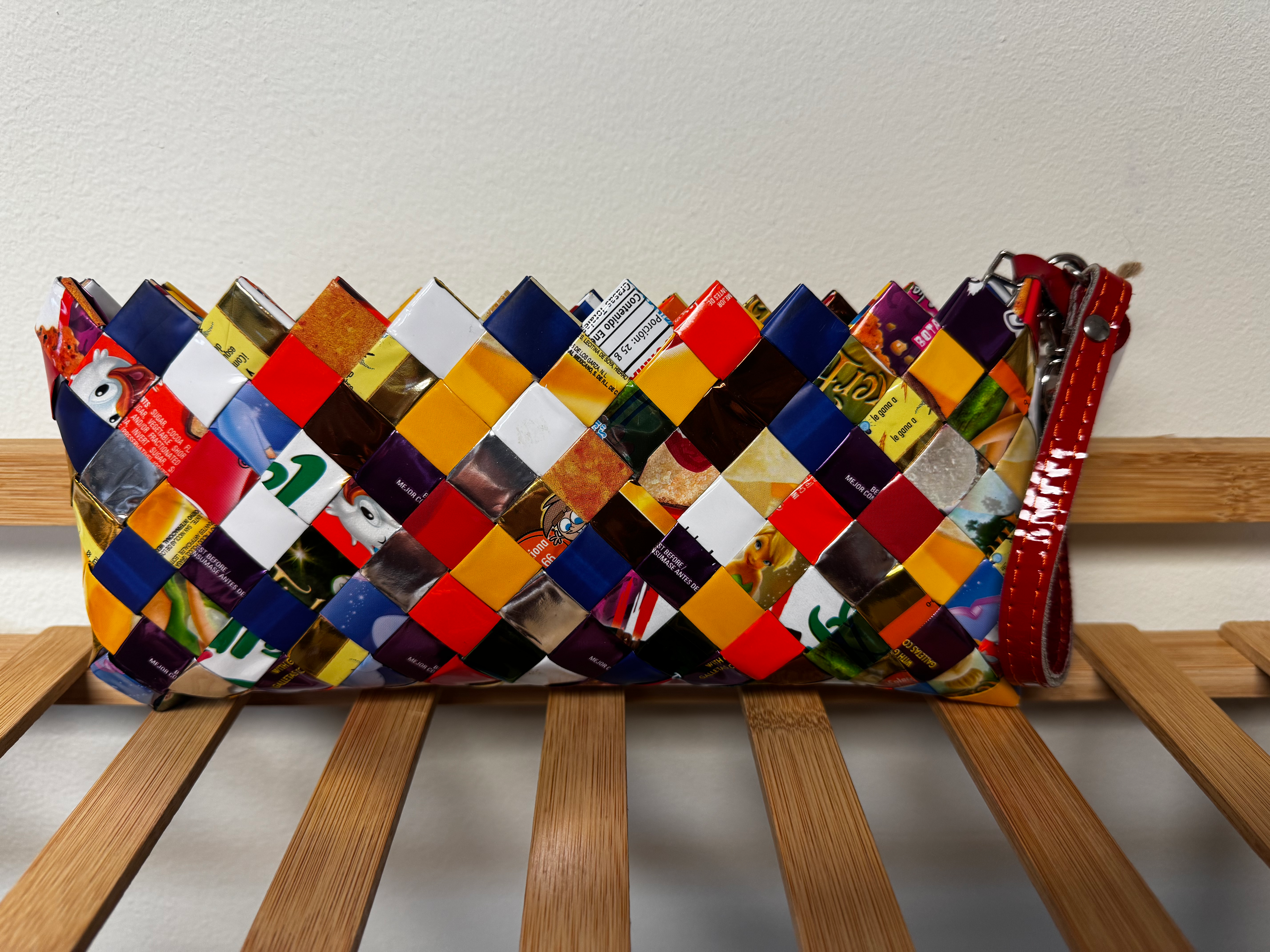 Candy Wrapper Wide Wristlet Wallet