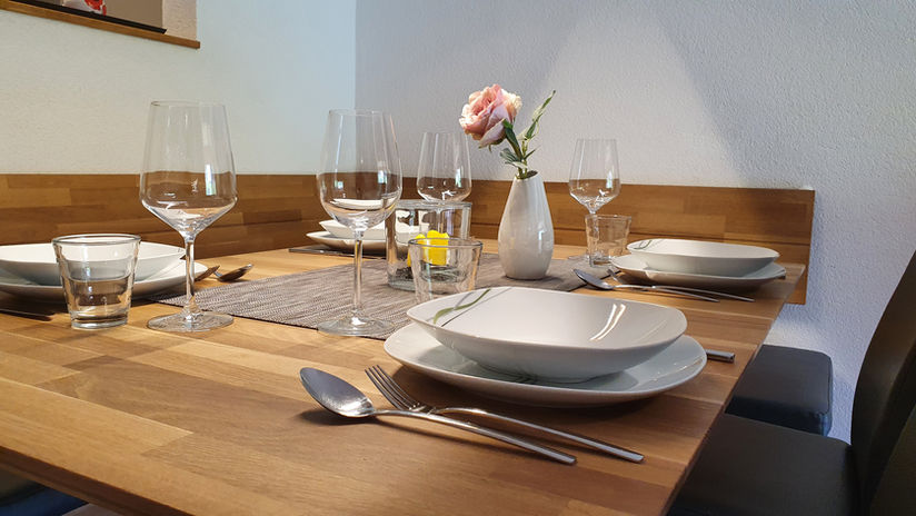 Gedeckter Tisch