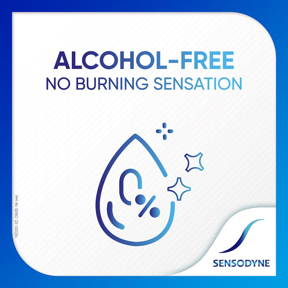 Thumbnail: Sensodyne Mouthwash Complete Protection+ | Alcohol-free All-in-One Mouth Wash...