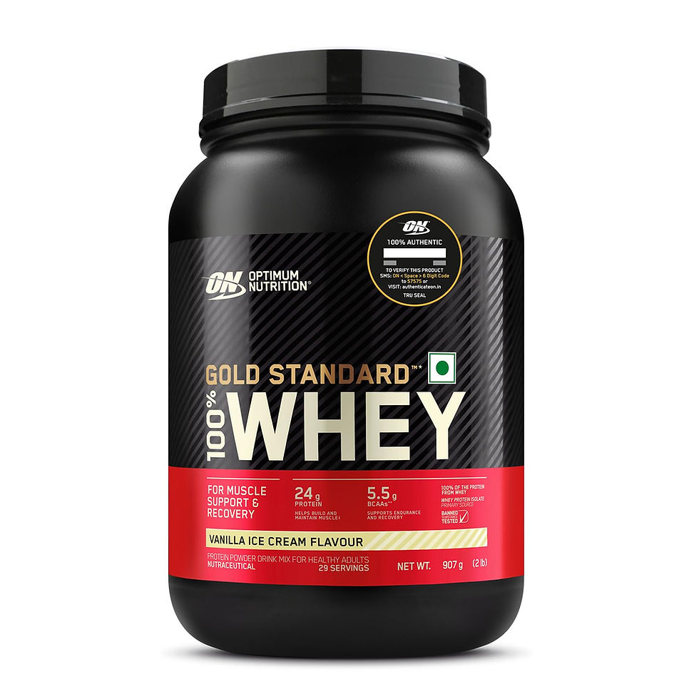 Optimum Nutrition (ON) Gold Standard 100% Whey Protein Powder 2 lbs, 907 g (V...