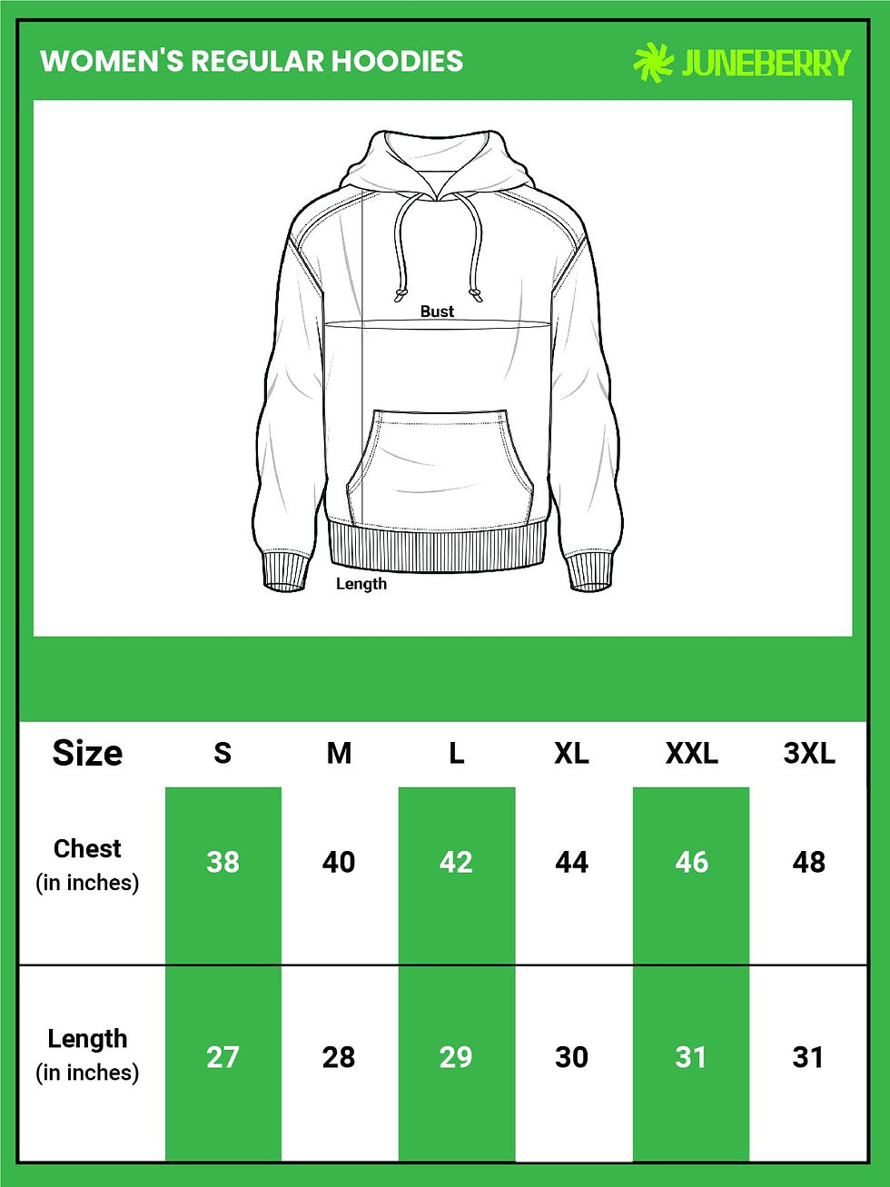 Thumbnail: JUNEBERRY Casual Solid Full Sleeves Women Stylish Hooded Neck Fleece Hoodie f...