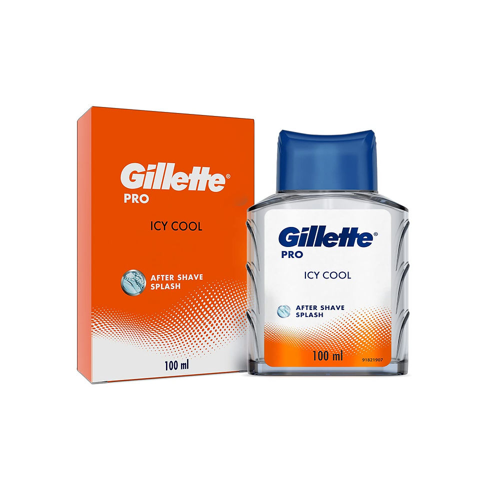 Gillette Men Pro Fresh After Shave Splash Liquid Icy Cool 100Ml, White.