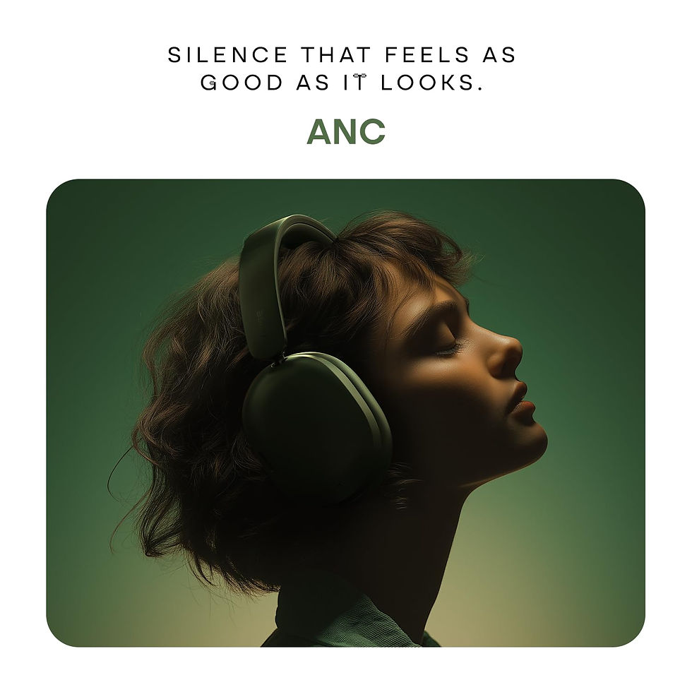 Thumbnail: Noise Newly Launched Airwave Max XR Wireless Over-Ear Headphones with 120H Pl...
