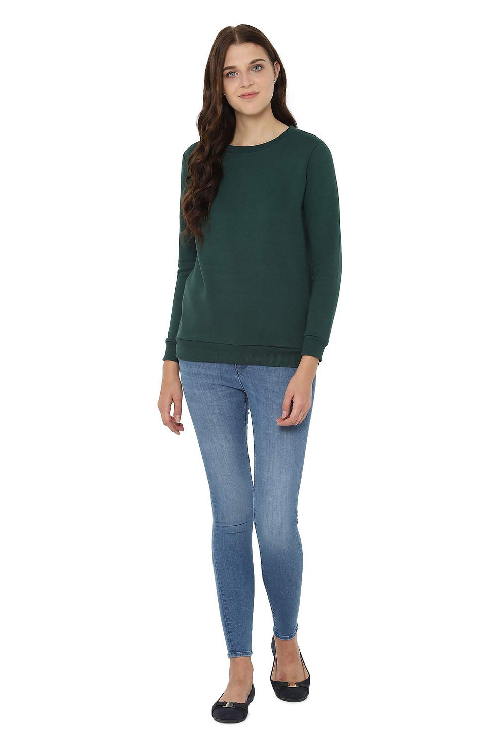 Thumbnail: Allen Solly Womens Sweatshirt (AHSTCRGFH72402_S) Fushia