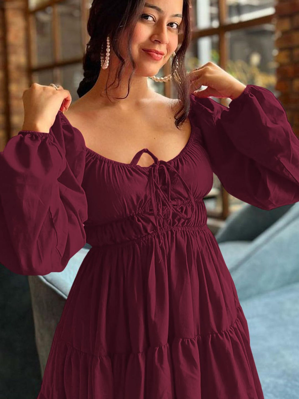 Thumbnail: Leriya Fashion Dress for Woman Dress for Women Stylish | One Piece Dress for ...