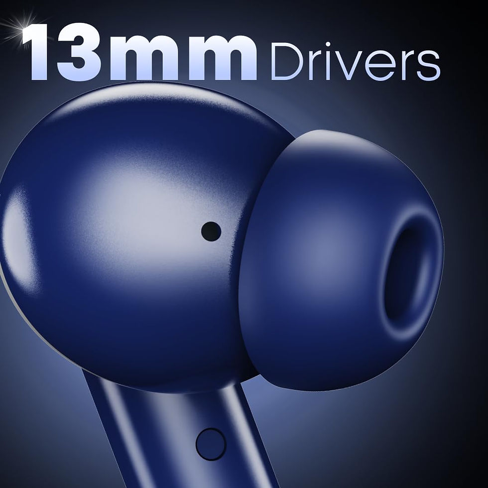 Thumbnail: Leaf Buds X514 True Wireless ANC in Ear Earbuds with AI Sound App,Active Nois...