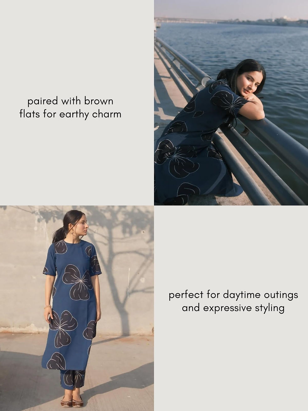 Thumbnail: Leriya Fashion A-Line Flared Kurta Set for Women | Rayon Palazzo KurtiSet Eth...