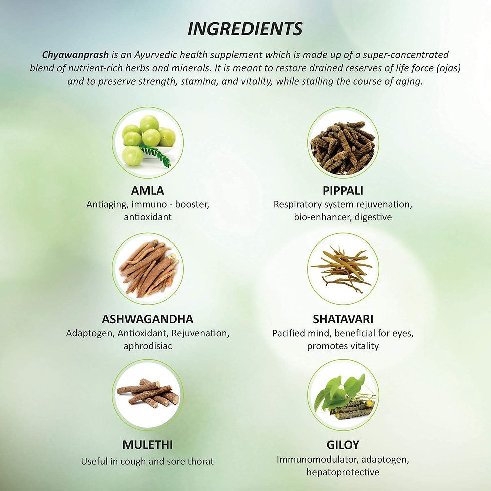 Thumbnail: Baidyanath Asli Ayurved Chyawanprash Special, 950g + 100G Free |Natural Immun...