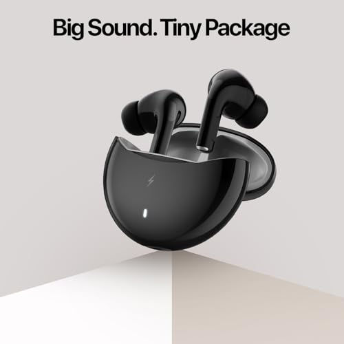 Thumbnail: Fire-Boltt Aero TWS Ear Buds Custom EQ, Wireless Bluetooth 5.4, 50H Playtime,...