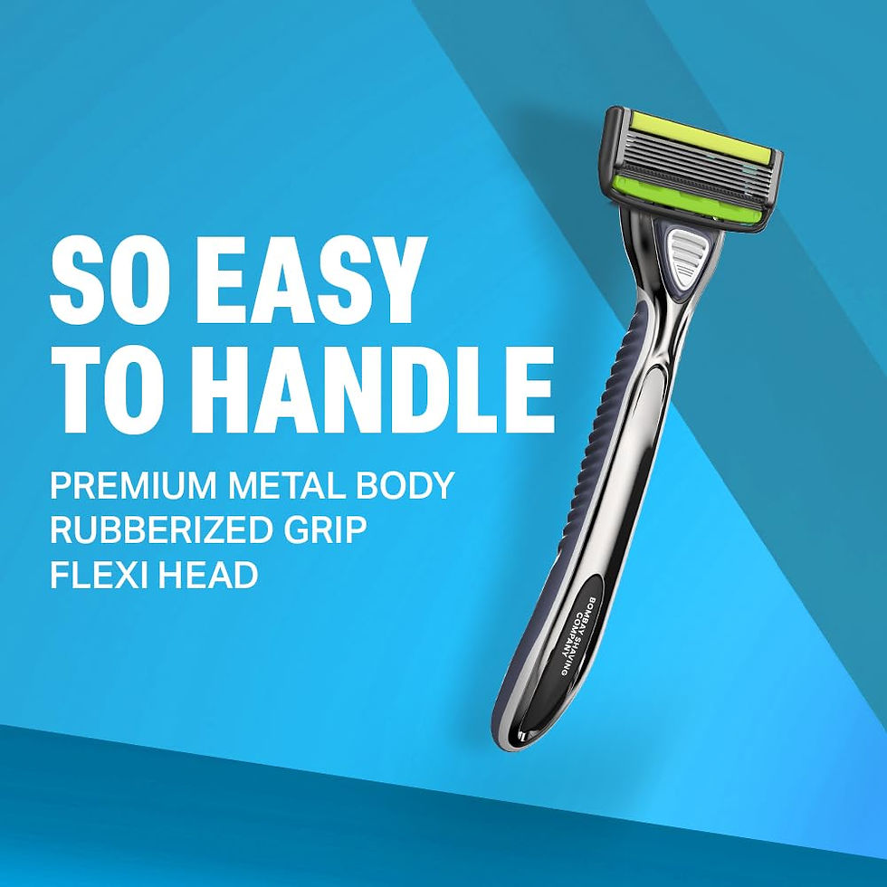 Thumbnail: Bombay Shaving Company Sensi Flo 6 Razor For Men | World's First 6 Blade Razo...