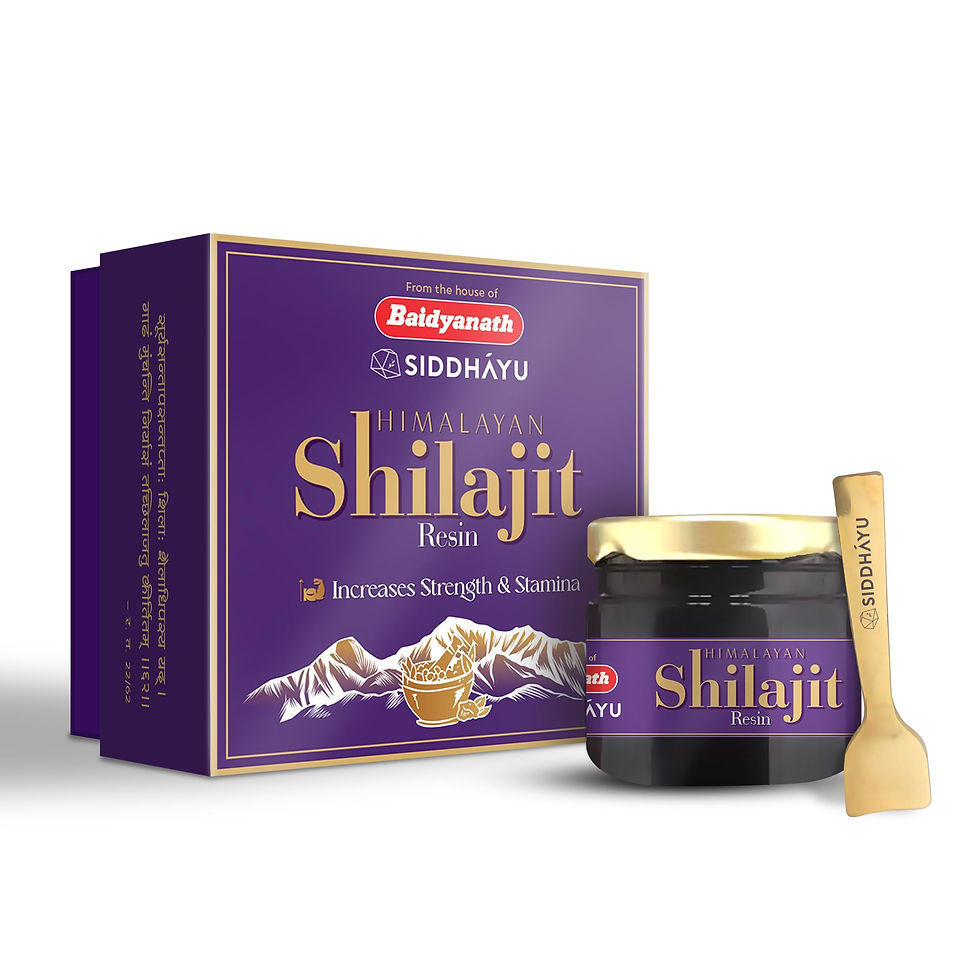 Baidyanath Asli Ayurved Himalayan Shilajit/Shilajeet Resin 20Gm - 100% Ayurve...