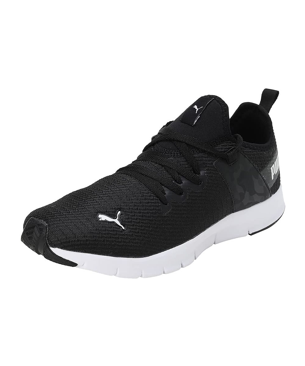 Puma Mens Glanza v2 Black-White Sneaker - 9UK (38878706)