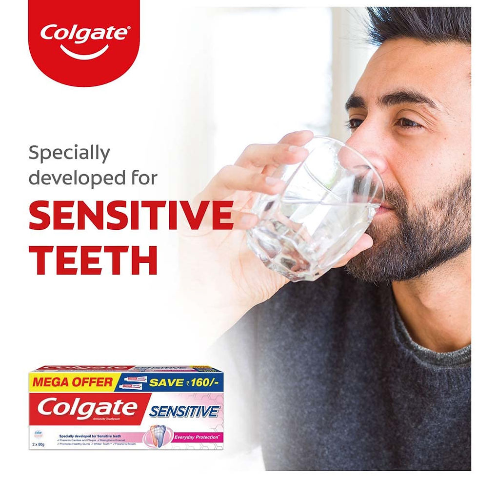 Thumbnail: Colgate Sensitive Everyday Protection Toothpaste, Combo Pack Of 160g (80g X 2...