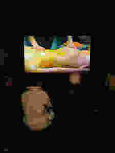 “Egg Massage” (2015). Video, sound, color; 4:59 min (photo by author)