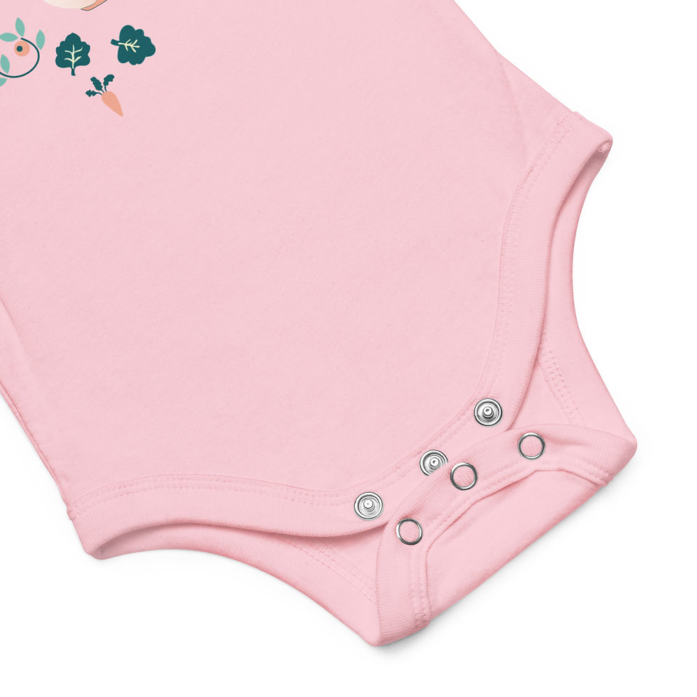 Miniaturbild: Baby-Kurzarm-Strampler. Glückskind.