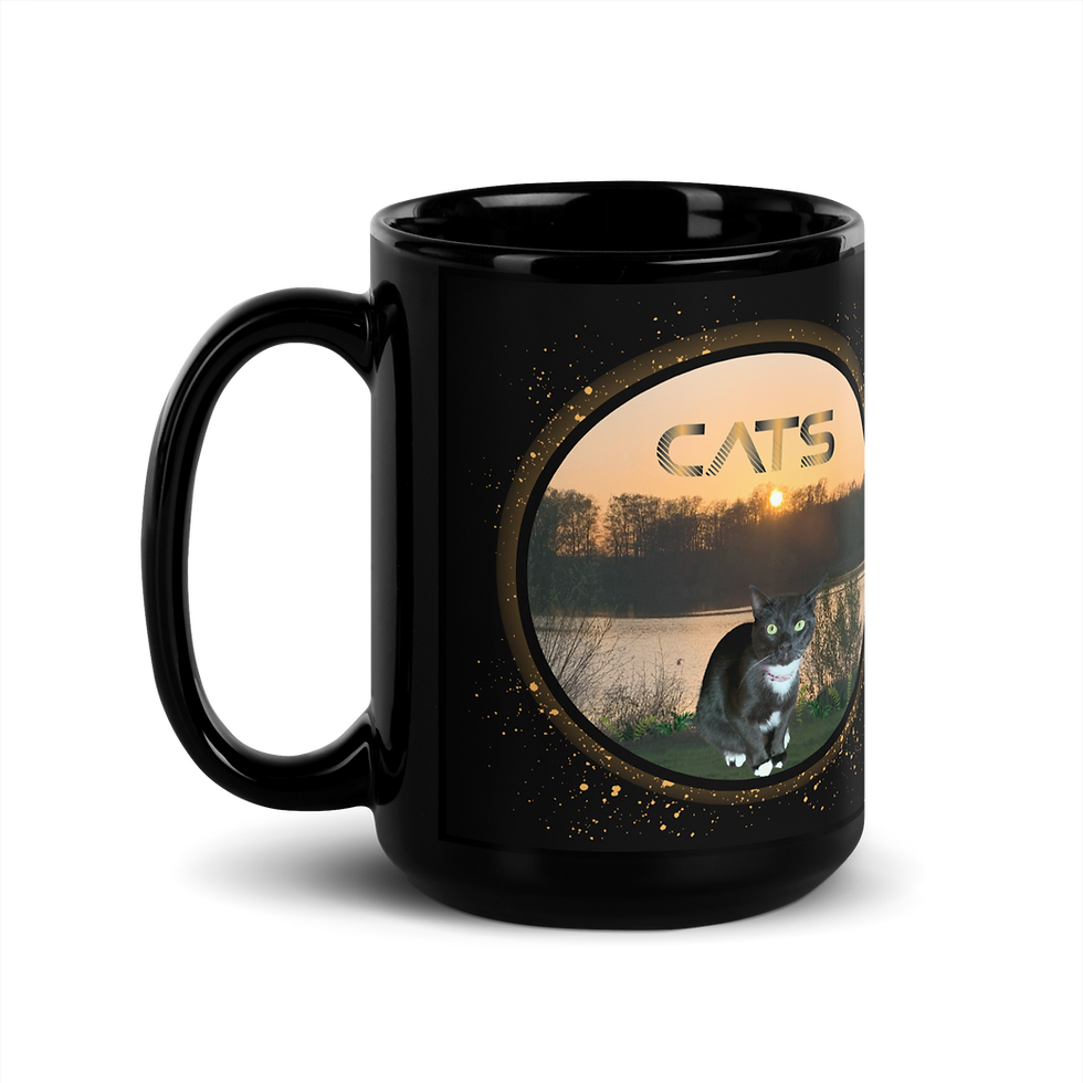 Miniaturbild: Eine Tasse für Katzenliebhaber. 