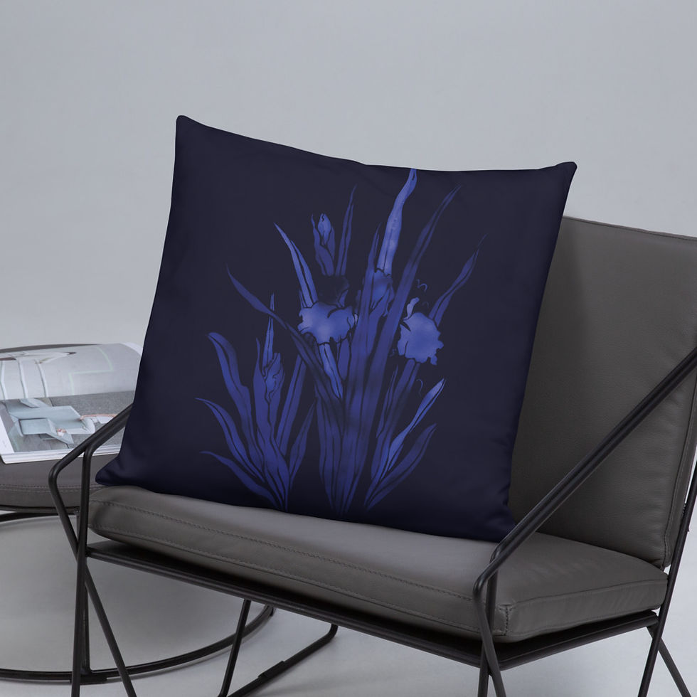 Miniaturbild: Basic Pillow Print consists of handmade flowers. Basic Pillow Print besteht aus handgefertigten Blumen.