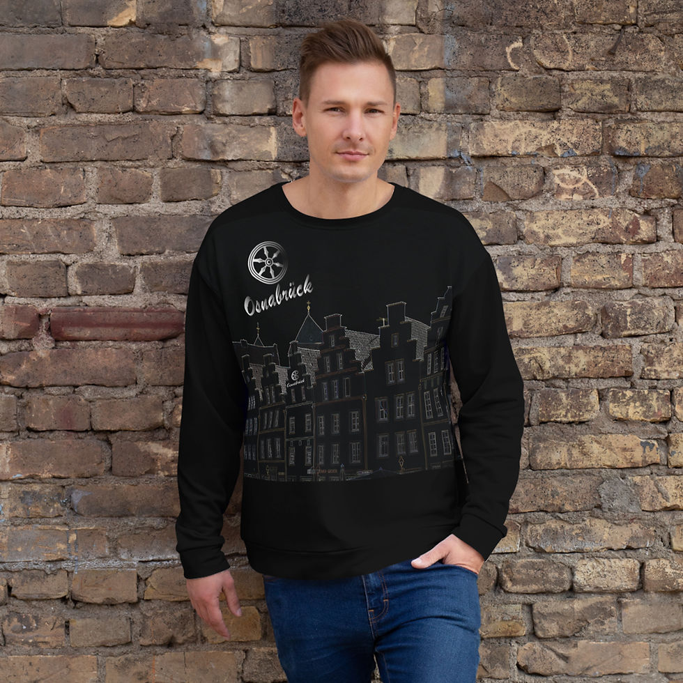 Miniaturbild: Unisex-Sweatshirt Osnabrücker Marktplatz.