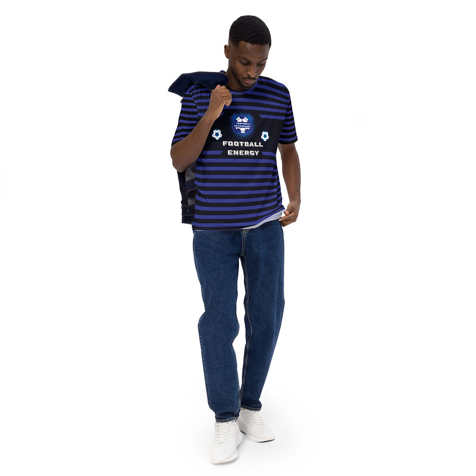 Miniaturbild: Men's sports T-shirts with energy and power. 