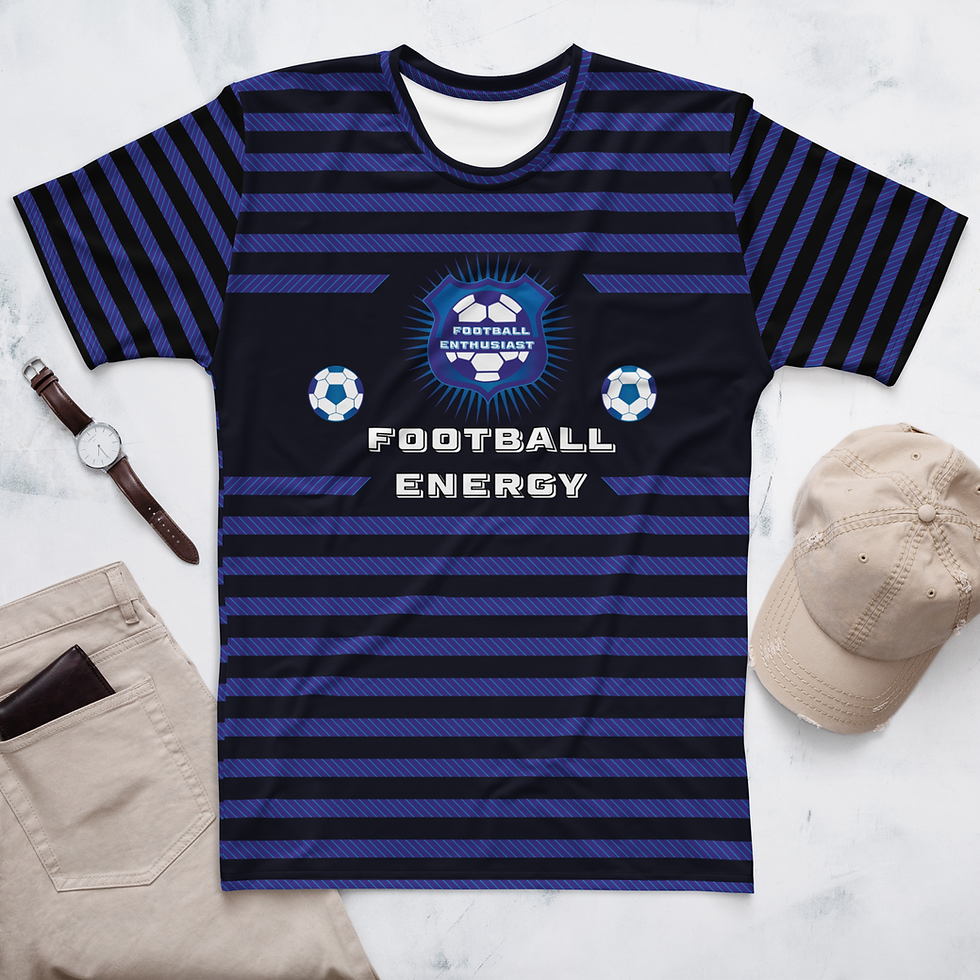 Miniaturbild: Men's sports T-shirts with energy and power. 