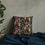 Miniaturbild: Basic Pillow with Allover print with flowers, butterflies, frogs & plants