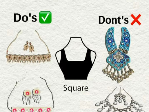 Matching Necklace with Neckline