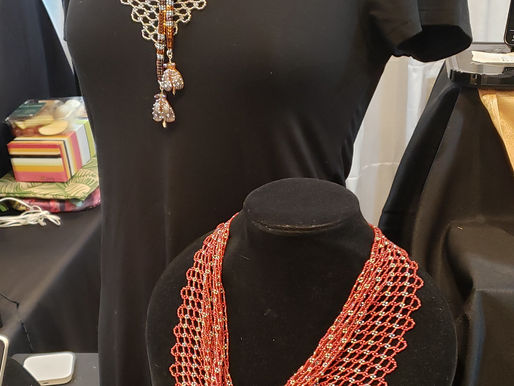 Designing and Making a Beaded Scarf