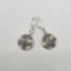 Silver Earrings Lotus Flower