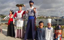Festa de bateig dels gegantets de la Barceloneta