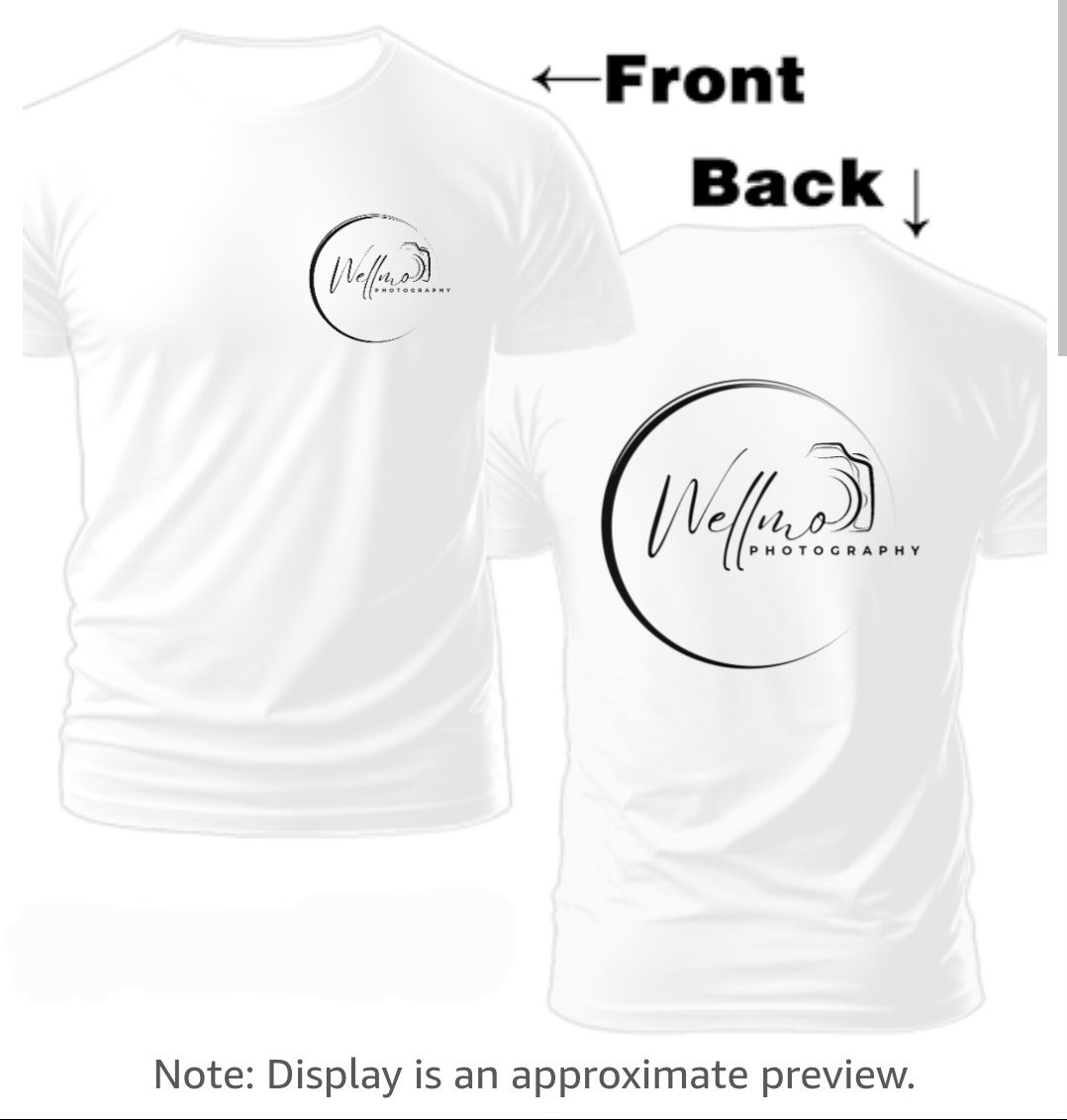 White Wellmo Photography Fan tee