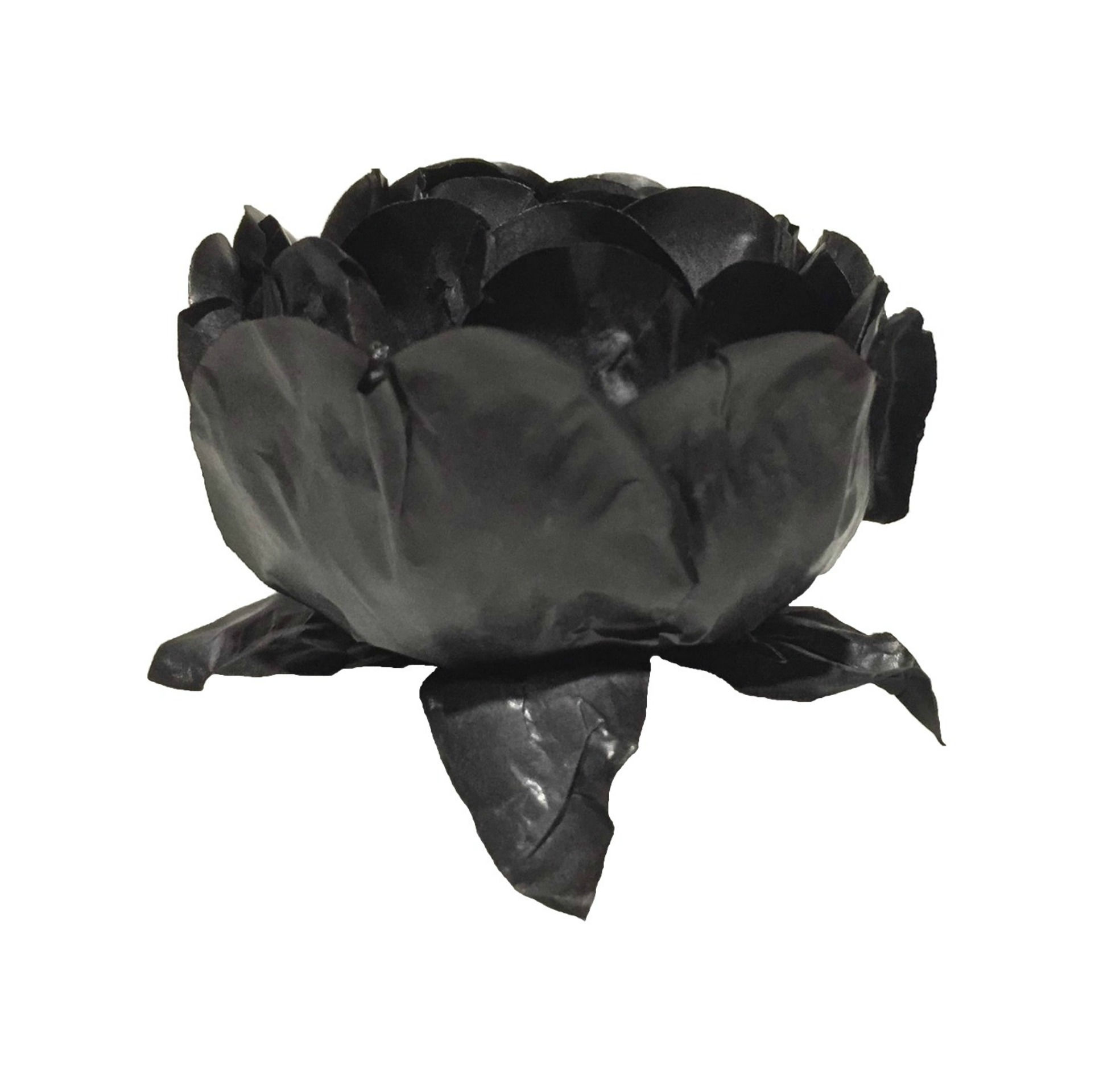 Bella Black Paper Flower Shells